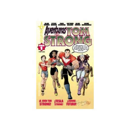 AVENTURAS DE TOM STRONG NUMEROS 1 AL 3,8 Y 9 POR ALAN MOORE