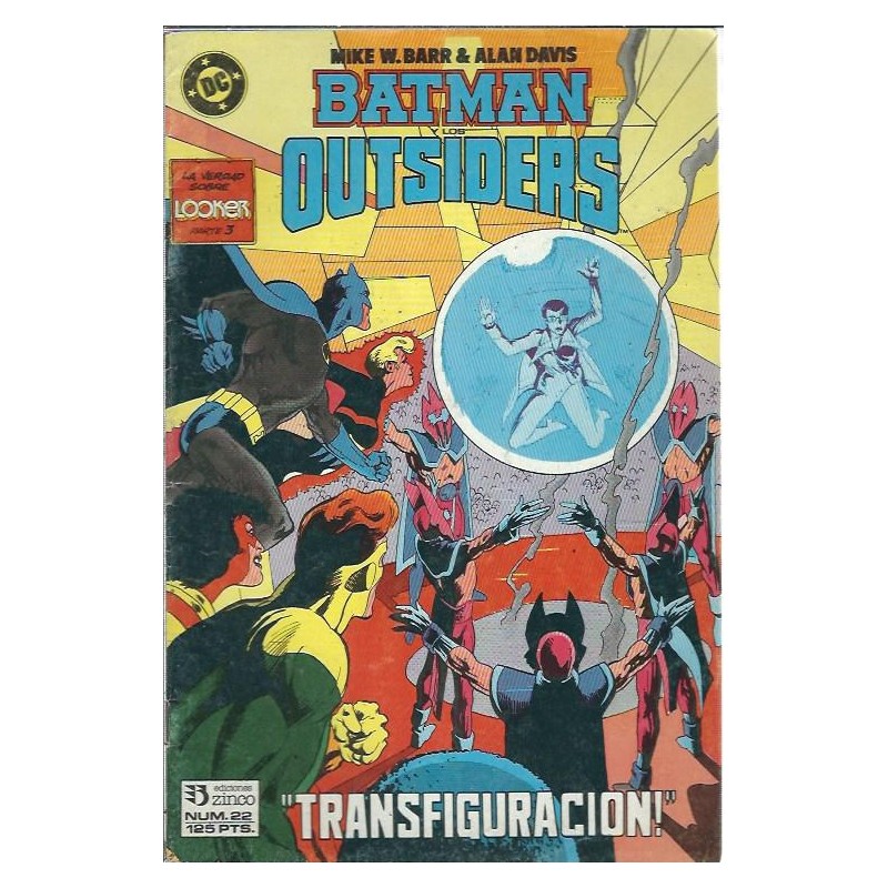 Batman y los Outsiders ed.zinco numeros sueltos disponibles