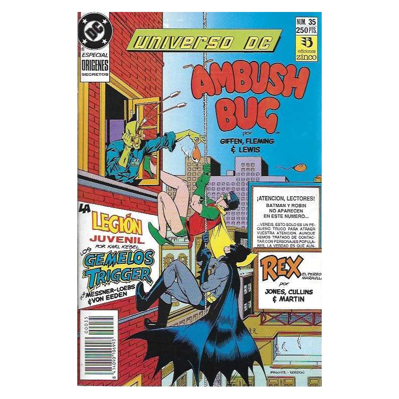 UNIVERSO DC ED.ZINCO Nº 35 AMBUS BUG