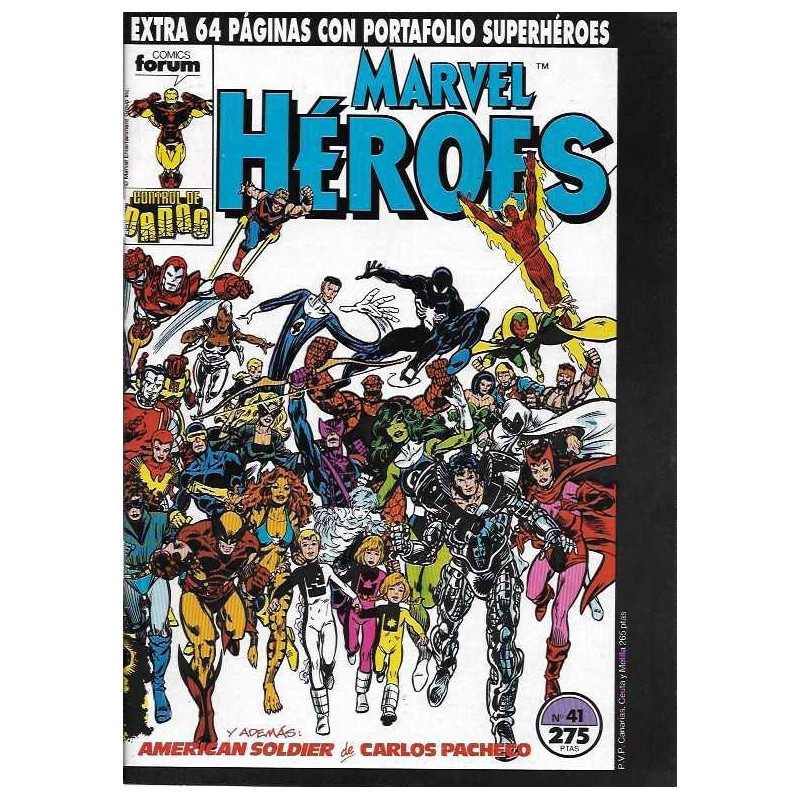 MARVEL HEROES Nº 41 CONTROL DE DAÑOS 3 , CONTIENE AMERICAN SOLDIER POR CARLOS PACHECO