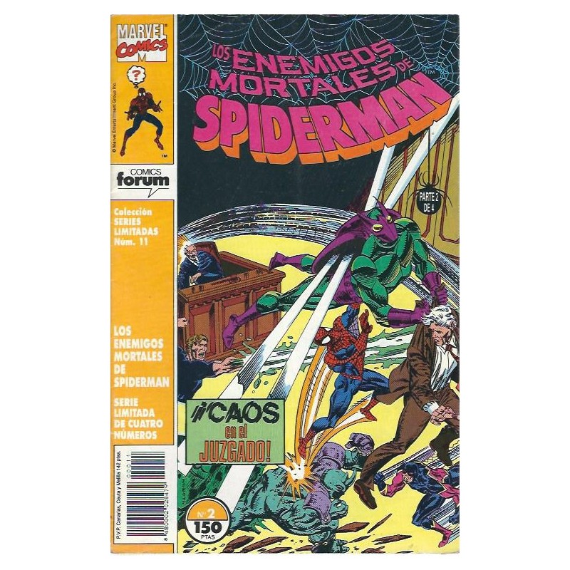 SERIES LIMITADAS Nº 10,11 Y 13 SPIDERMAN LOS ENEMIGOS MORTALES Nº 1,2 Y 4 DE 4