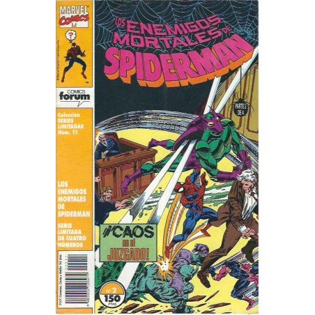 SERIES LIMITADAS Nº 10,11 Y 13 SPIDERMAN LOS ENEMIGOS MORTALES Nº 1,2 Y 4 DE 4