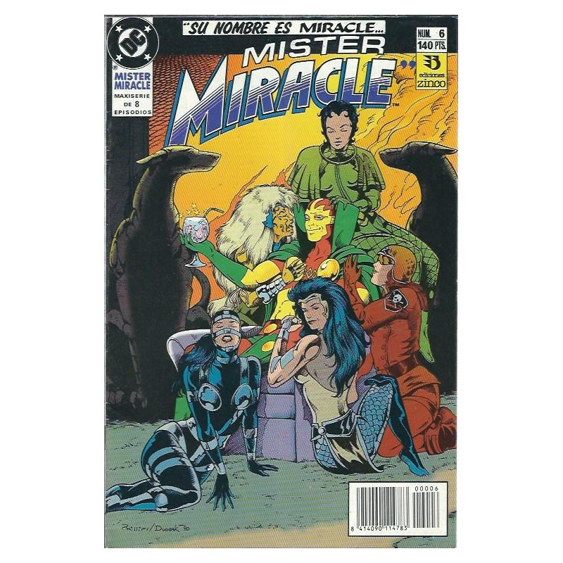 MISTER MIRACLE ED.ZINCO Nº 6 Y 7 DE 8