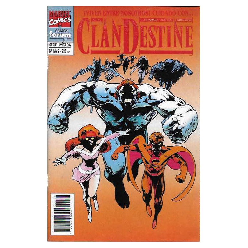 CLANDESTINE Nº 1 AL 3 DE 9 POR ALAN DAVIS ED.FORUM