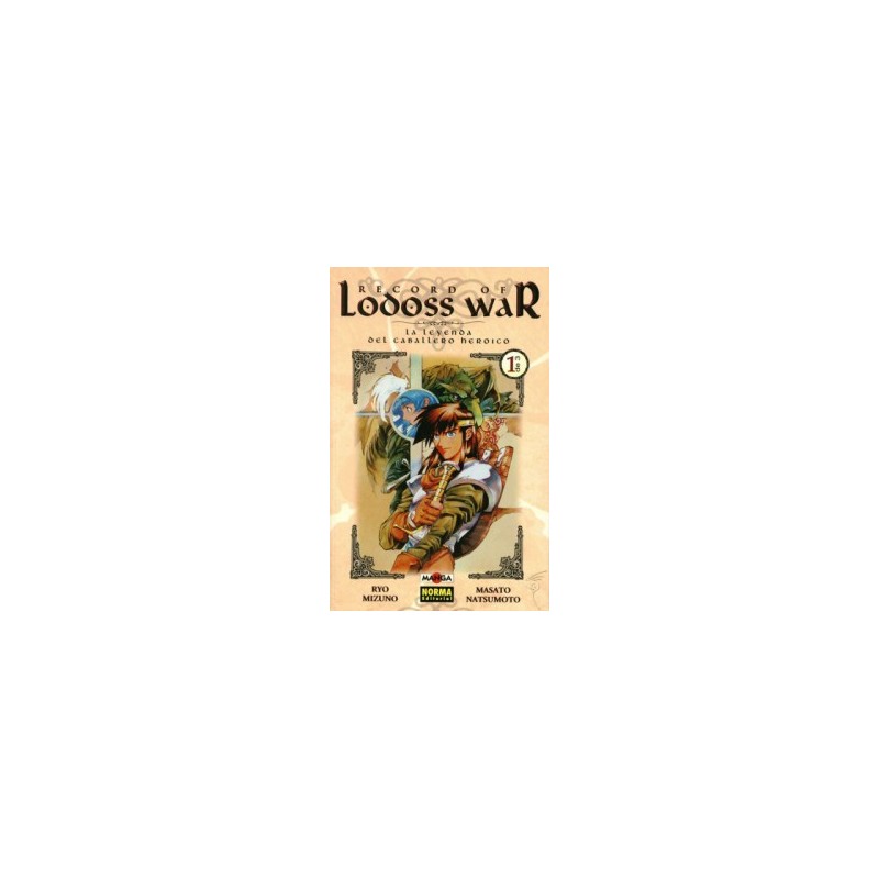 RECORD OF LODOSS WAR ED.NORMA LA LEYENDA DEL CABALLERO HEROICO Nº 1 A 4