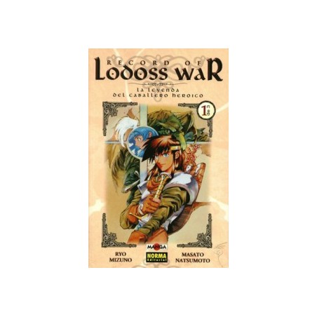 RECORD OF LODOSS WAR ED.NORMA LA LEYENDA DEL CABALLERO HEROICO Nº 1 A 4