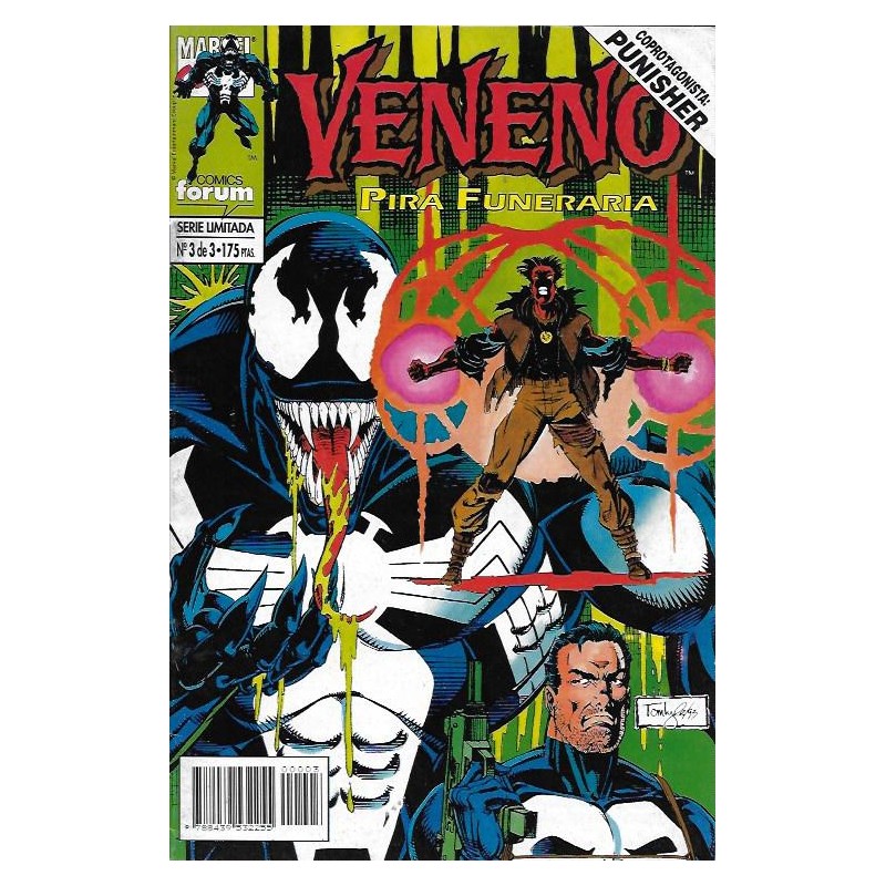 VENENO / PUNISHER : PIRA FUNERARIA COL.COMPLETA 3 COMIC-BOOKS