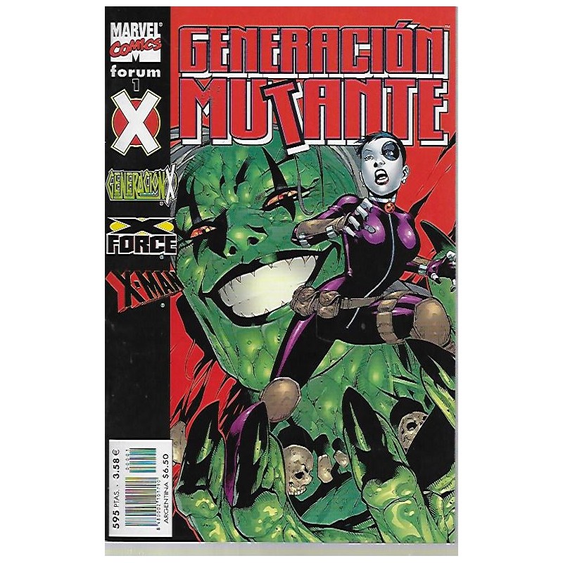 GENERACION MUTANTE ED.FORUM Nº 1 ( GENERACION X, X-FORCE Y X-MAN )