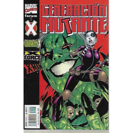 GENERACION MUTANTE ED.FORUM Nº 1 ( GENERACION X, X-FORCE Y X-MAN )