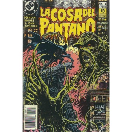 LA COSA DEL PANTANO Nº 3 ED.ZINCO MAXISERIE DE 12 COMICS POR ALAN MOORE