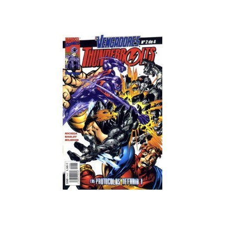 LOS VENGADORES y THUNDERBOLT Nº 2 ,LOS PROTOCOLOS DE NEFARIA