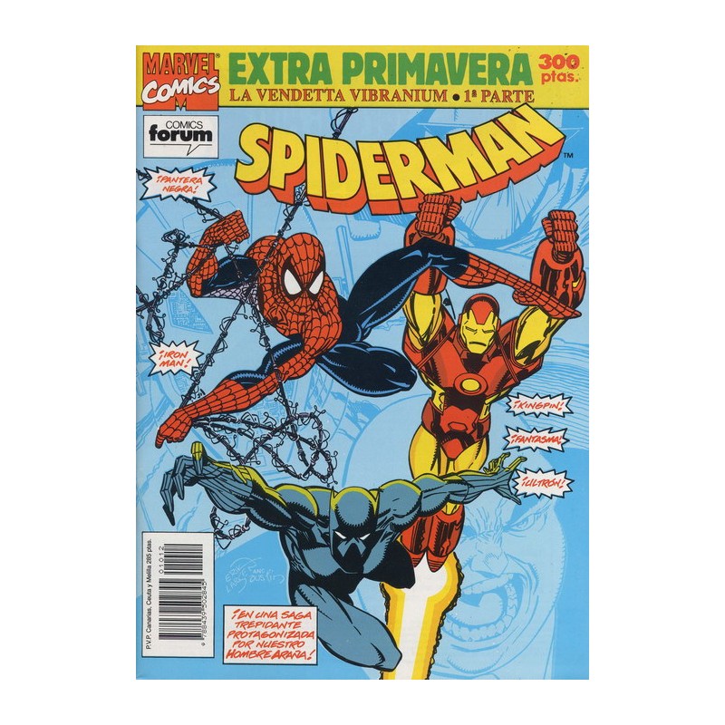 SPIDERMAN EXTRA PRIMAVERA - LA VENDETTA VIBRANIUM 1ª Y 2ª PARTE DE 3, AÑO 1992