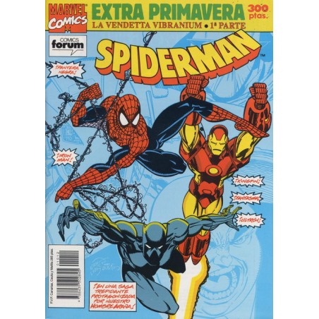 SPIDERMAN EXTRA PRIMAVERA - LA VENDETTA VIBRANIUM 1ª Y 2ª PARTE DE 3, AÑO 1992