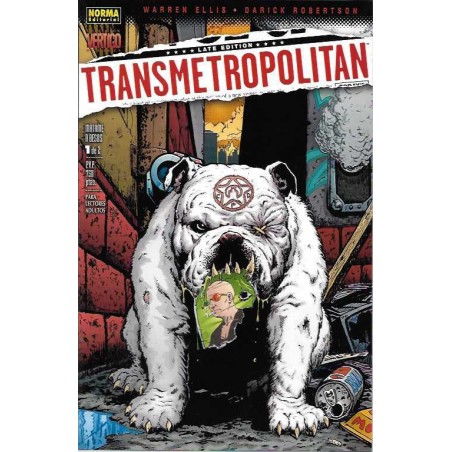 COLECCION VERTIGO Nº 124 Y 126 TRANSMETROPOLITAN MATAME A BESOS , COMPLETA 2 TOMOS , NUMEROS 9 AL 12 USA