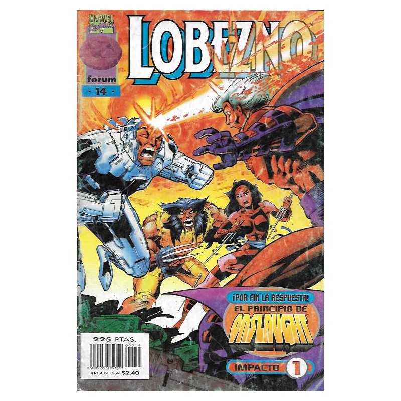 LOBEZNO VOL.2 NUMERO 14 EL PRINCIPIO DE ONSLAUGHT IMPACTO 1