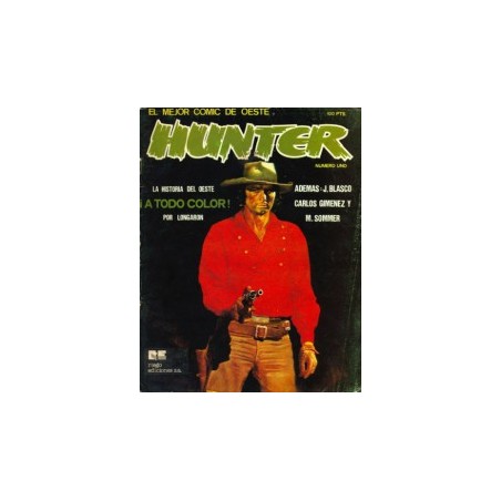 REVISTA HUNTER EL MEJOR COMIC DEL OESTE n. 1 AL 12,COL.COMPLETA