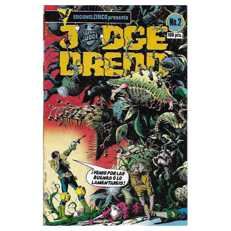 JUDGE DREDD EDICIONES ZINCO Nº 2 A 4