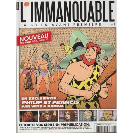 L`IMMANQUABLE Nº 1,2,5 AL 9, REVISTA DE COMIX , FRANCES