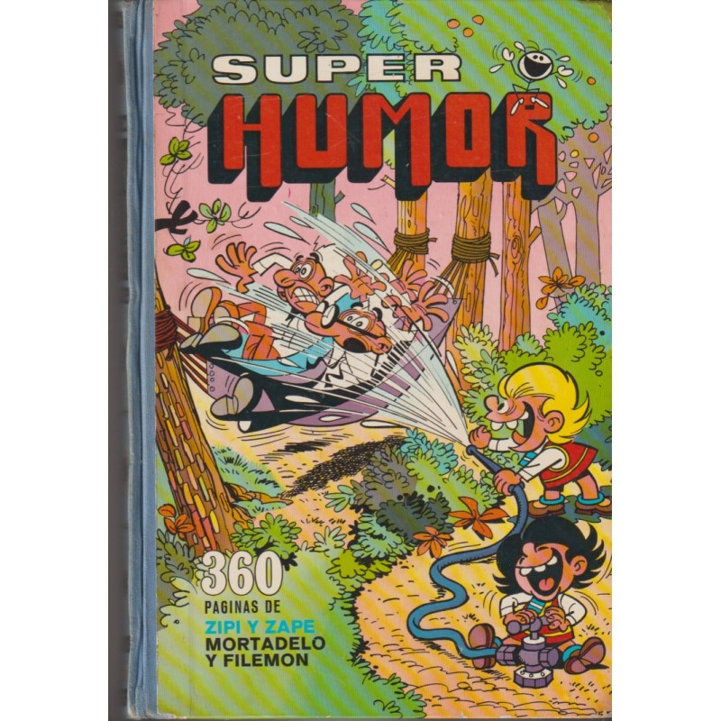 SUPER HUMOR ED.BRUGUERA XIV ( Nº 14 ) 1ª EDICION ,19-7-1976, 360 PAGINAS DE ZIPI Y ZAPE Y MORTADELO Y FILEMON , ESTADO DE CONSERVACION ACEPTABLE