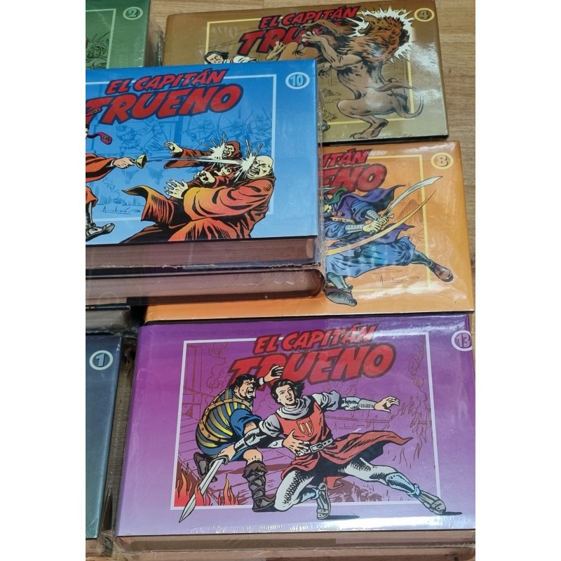 EL CAPITAN TRUENO COLECCION COMPLETA TOMOS 1 AL 13 ( CONTIENE LOS NUMEROS 1 A 618 DE LA COLECCION ) , EDICIONES B