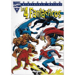 LOS 4 FANTASTICOS BIBLIOTECA MARVEL Nº 01 AL 03 Y DEL 1 AL 15 ( Nº 1 AL 115 USA ) POR STAN LEE Y JACK KIRBY
