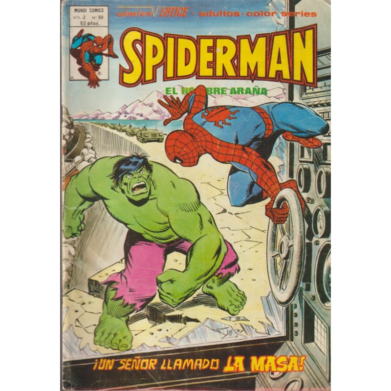 SPIDERMAN ED.VERTICE VOL.3 Nº 59 ¡ UN SEÑOR LLAMADO LA MASA ¡