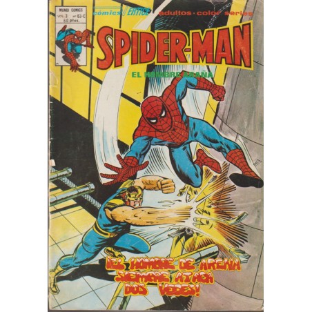 SPIDERMAN ED.VERTICE VOL.3 Nº EL HOMBRE DE ARENA SIEMPRE ATACA DOS VECES