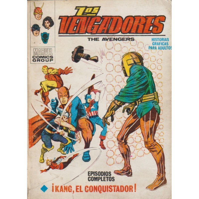 LOS VENGADORES ED.VERTICE VOL.1 Nº 4 KANG EL CONQUISTADOR