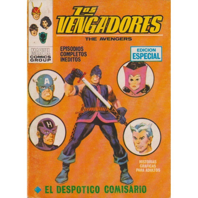 LOS VENGADORES ED.VERTICE VOL.1 Nº 8 EL DESPOTICO COMISARIO