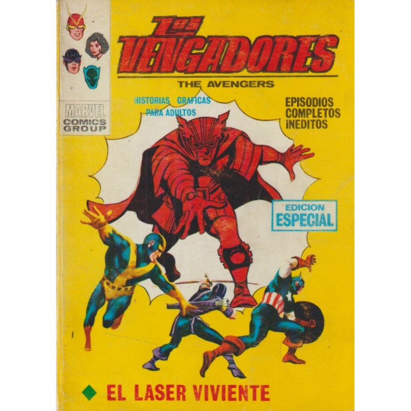 LOS VENGADORES ED.VERTICE VOL.1 Nº 15 EL LASER VIVIENTE