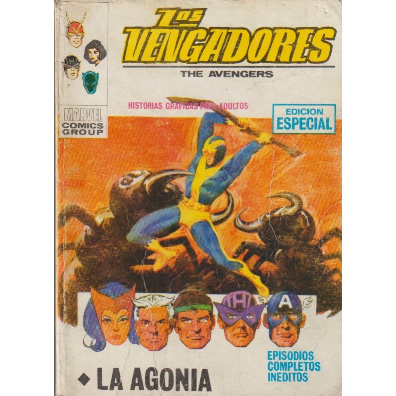 LOS VENGADORES ED.VERTICE VOL.1 Nº 20 LA AGONIA