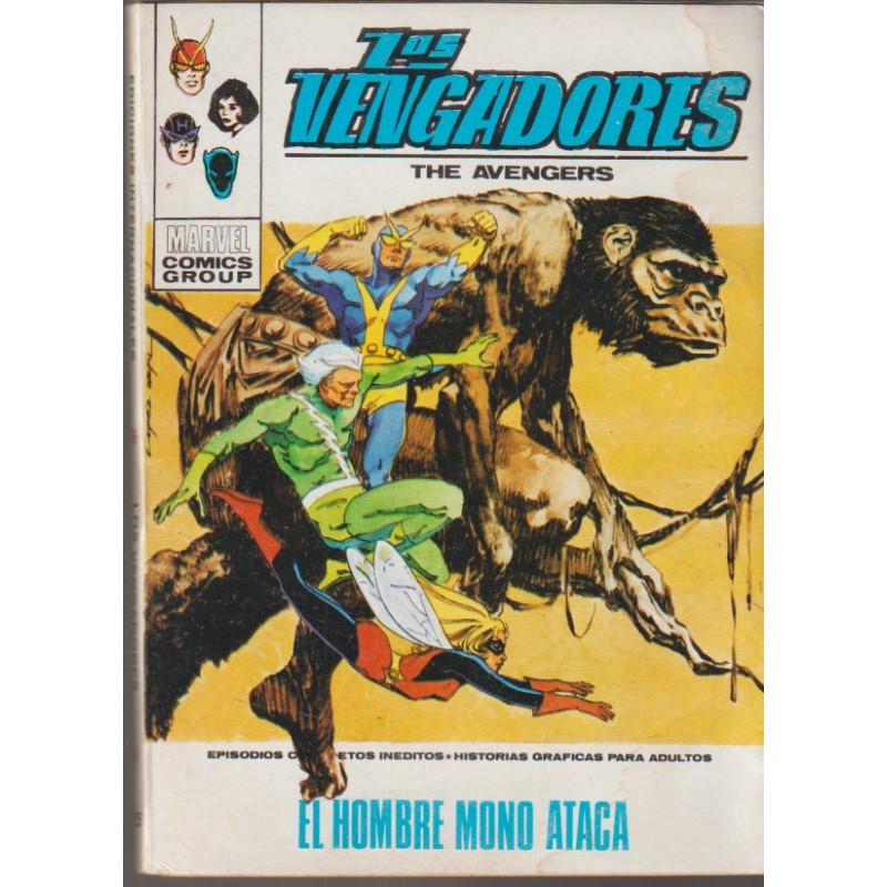 LOS VENGADORES ED.VERTICE VOL.1 Nº 35 EL HOMBRE MONO ATACA