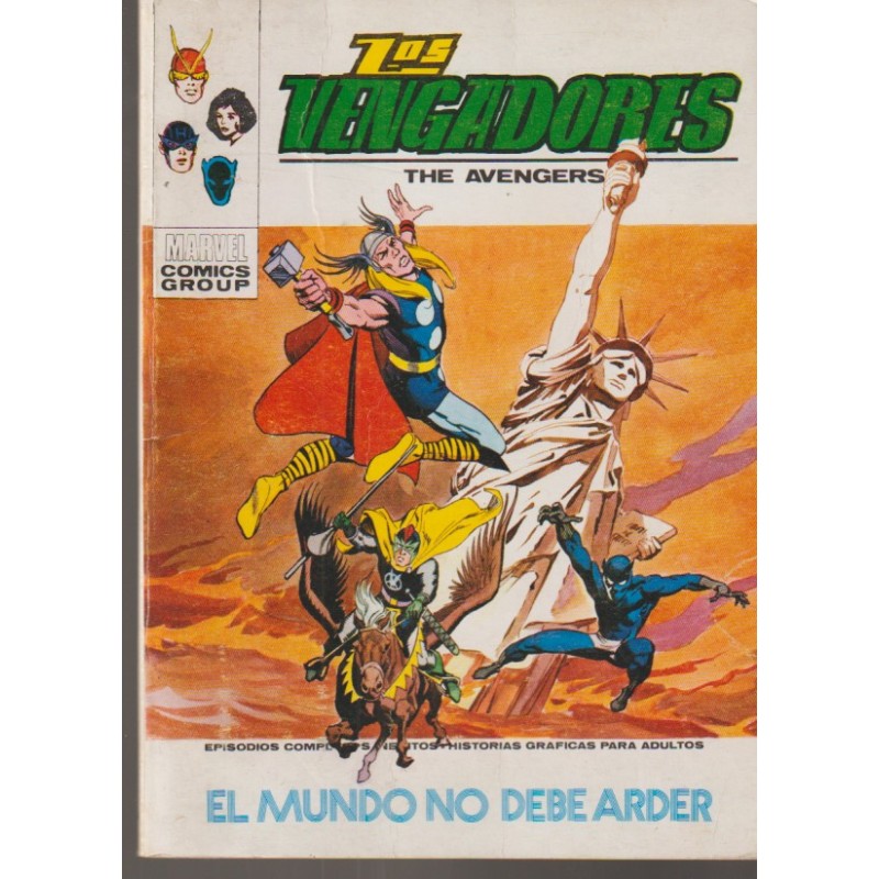 LOS VENGADORES ED.VERTICE VOL.1 Nº 39 EL MUNDO NO DEBE ARDER