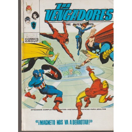 LOS VENGADORES ED.VERTICE VOL.1 Nº 52 MAGNETO NOS VA A DERROTAR