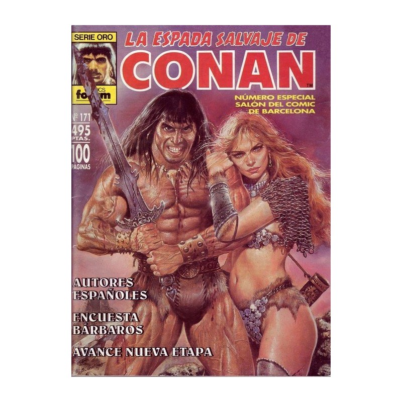 LA ESPADA SALVAJE DE CONAN VOL.1 COL.COMPLETA ,1ª EDICION NUMEROS 1 AL 171 MAS LOS 3 EXTRAS