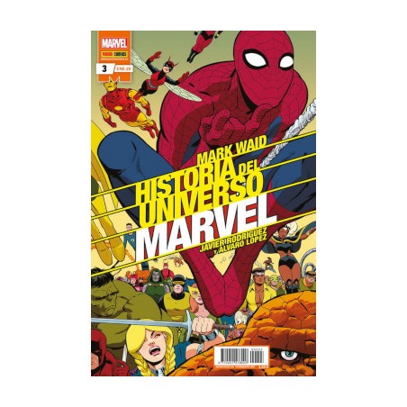 Historia del universo marvel por mark waid nº 1 al 4,