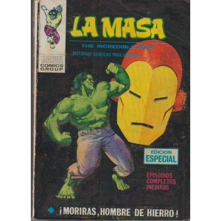 LA MASA ED.VERTICE VOL.1 n. 14 : ¡ MORIRAS ,HOMBRE DE HIERRO ¡