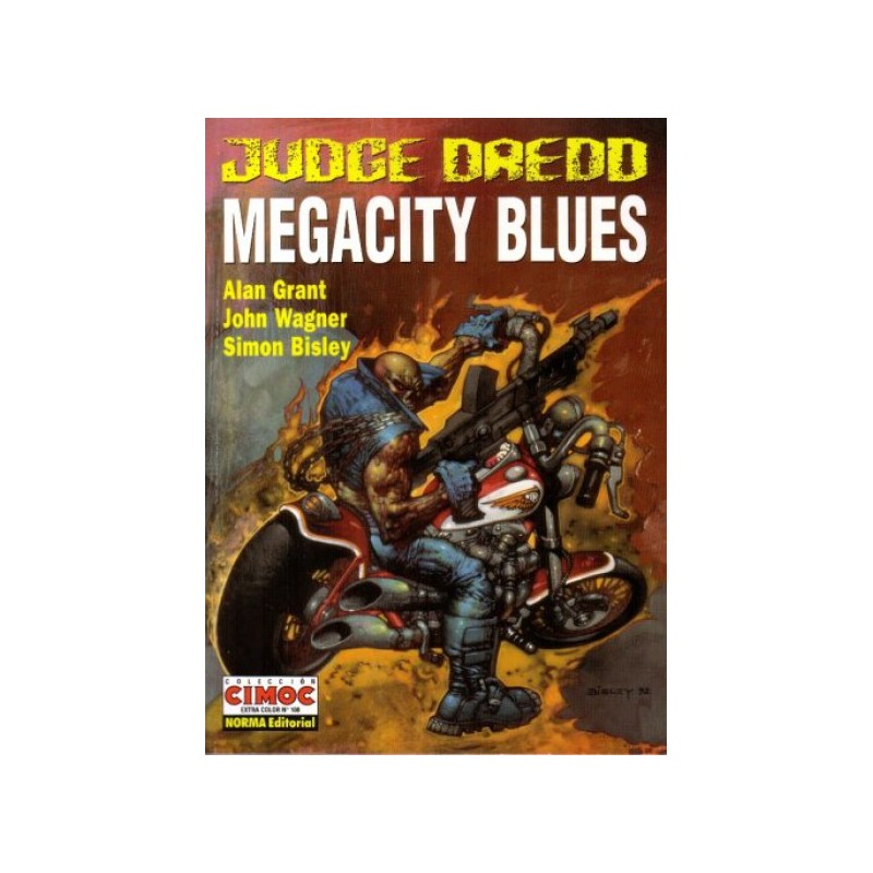 CIMOC EXTRA COLOR Nº 108 JUDGE DREDD MEGACITY BLUES POR SIMON BISLEY