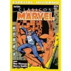 CLASICOS MARVEL ESPECIALES : CAPITAN AMERICA DE JIM STERANKO, DAREDEVIL DE ROY THOMAS Y BARRY WINDSOR SMITH,LA COSA CONTRA NAMOR DE JOHN BUSCEMA ,LOS VENGADORES LA LLEGADA DE LA VISION ,ESTELA PLATEADA DE BYRNE Y STAN LEE Y WARLOCK DE JIM STARLIN