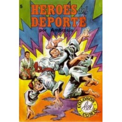 COLOSOS DEL COMIC - HEROES DEL DEPORTE Nº 1 A  5 , COL.COMPLETA POR AMBROS