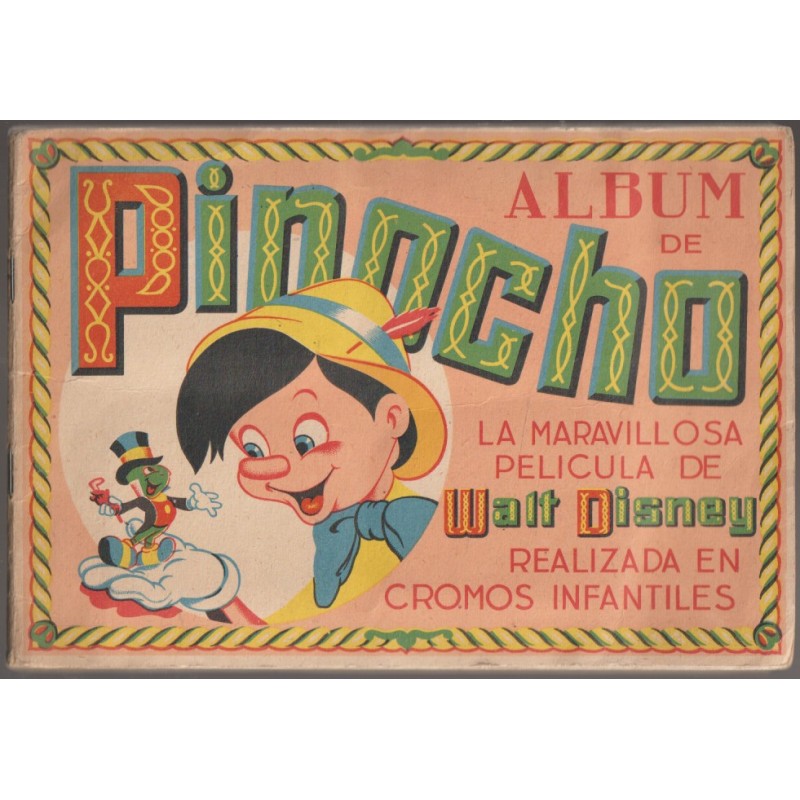 ALBUM DE CROMOS DE PINOCHO COMPLETO, EXCELENTE ESTADO