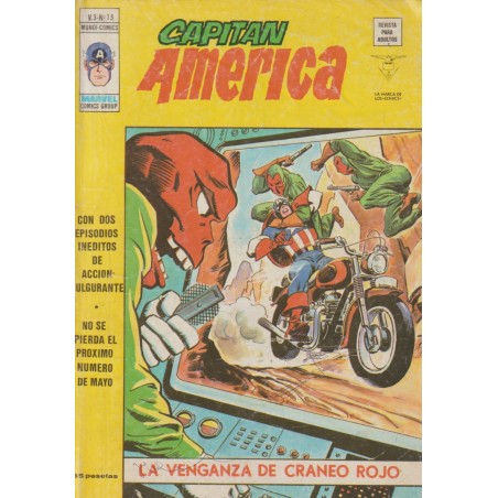 CAPITAN AMERICA ED.VERTICE VOL.3 Nº 15 LA VENGANZA DE CRANEO ROJO