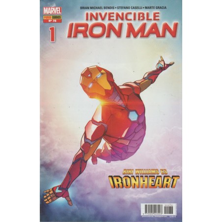 EL INVENCIBLE IRON MAN VOL.2 Nº 77 AL 80, ETAPA DE RIRI WILLIANS IRONHEARTH Nº 1 A 4