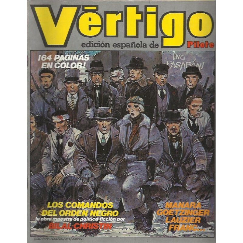 VERTIGO EDICION ESPAÑOLA DE PILOTE , COL.COMPLETA 12 REVISTAS DE COMICS