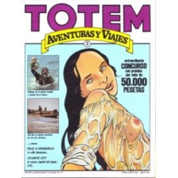 TOTEM AVENTURAS Y VIAJES  COLECCION COMPLETA , 4 REVISTAS DE COMIX