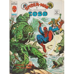 SUPER HEROES PRESENTA ED.VERTICE VOL.2  n. 38 SPIDERMAN Y EL HOMBRE COSA ¡ ATENCION AL PASO DEL MONSTRUO ¡