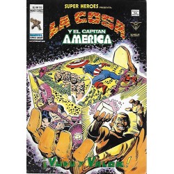 SUPER HEROES PRESENTA VERTICE VOL.2  n. 103 Y 104 LA COSA Y EL CAPITAN AMERICA - ¡ VUDU Y VALOR ¡ Y ¡ EL DIA QUE EL MUNDO GIRE ATRAS ¡