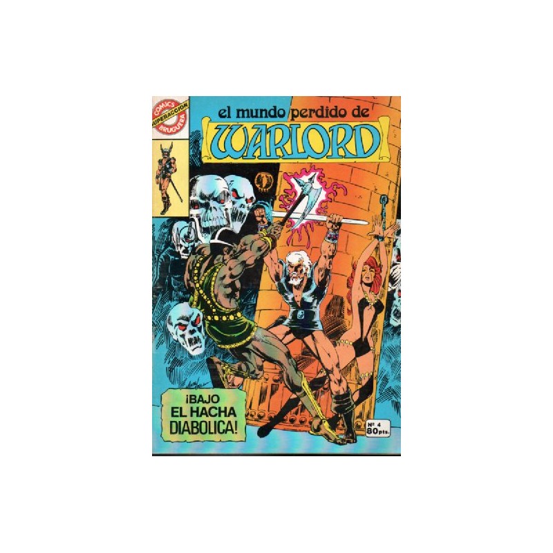 el mundo perdido de warlord nº 4 por mike grell