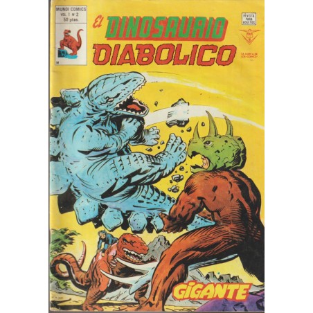 EL DINOSAURIO DIABOLICO ED.VERTICE Nº  2 : GIGANTE POR JACK KIRBY