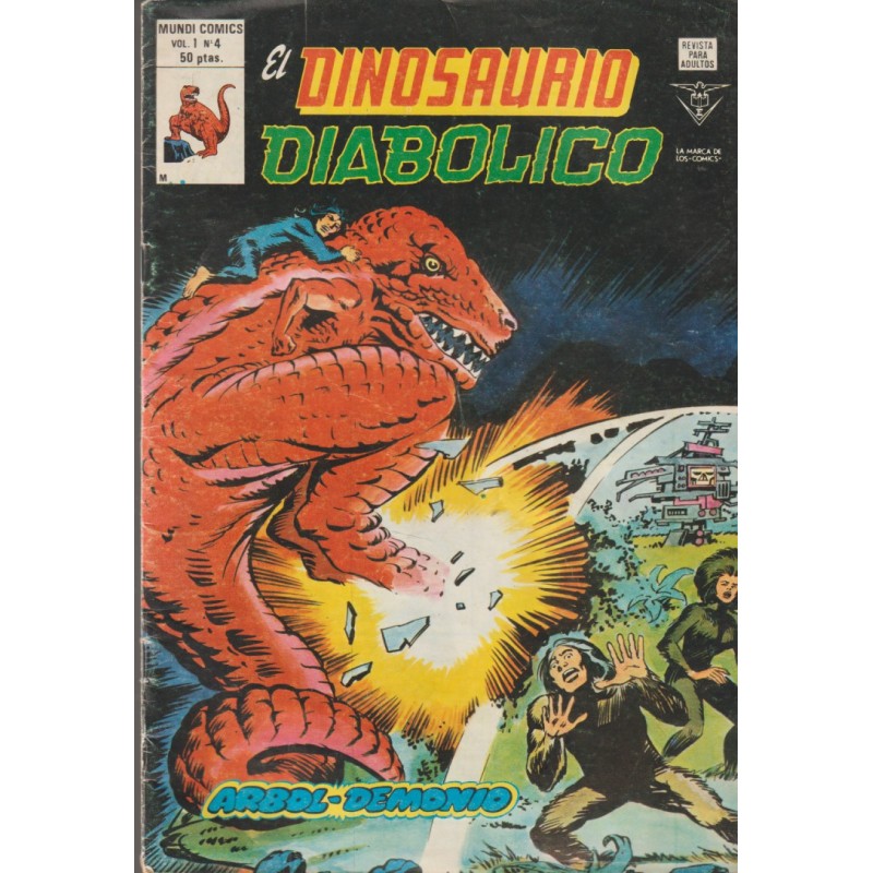 EL DINOSAURIO DIABOLICO Nº 4 DE 4 : ARBOL DEMONIO POR JACK KIRBY